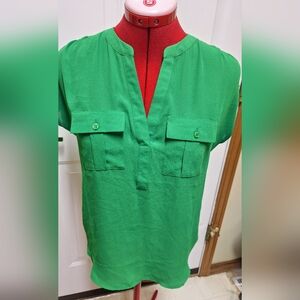Nwot INC International Concepts Green Blouse Size XS